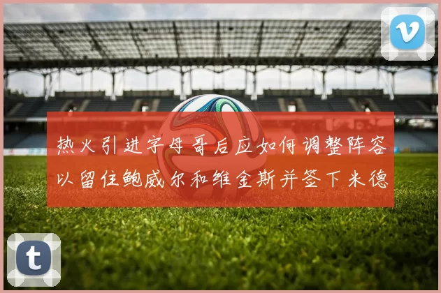 热火引进字母哥后应如何调整阵容以留住鲍威尔和维金斯并签下米德尔顿